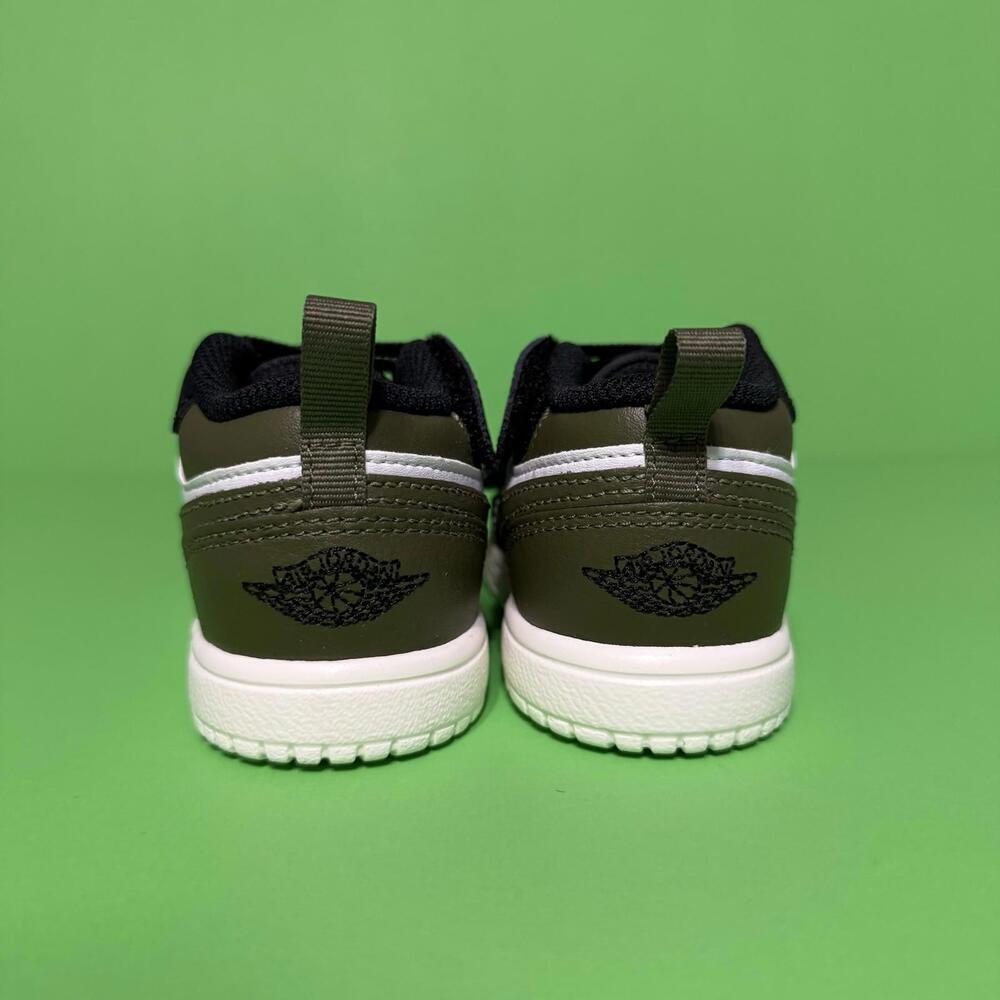 Nike Air Jordan 1 Low Medium Olive Shoes DR9747 092 Size Toddler 9C - Picture 5 of 8